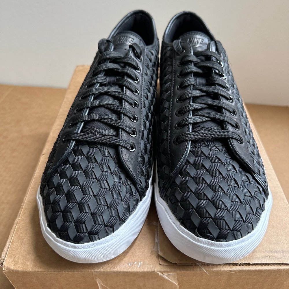 Nike Tennis Classic AC Woven (724976-002) Shoes - Black/Black-White - Sz 14 - Picture 3 of 10